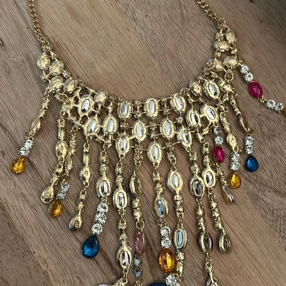Dainty silver lightning bolt necklace
